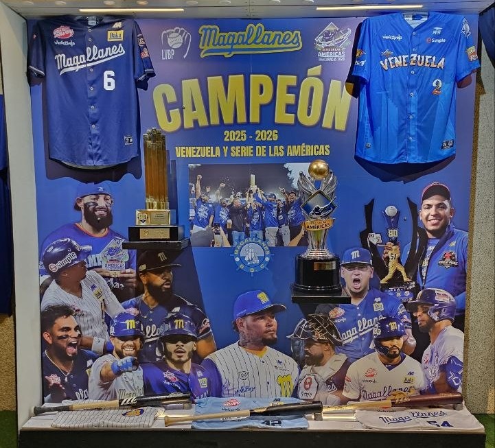 La hazaña del Magallanes 2025-2026 ya tiene su vitrina en el Museo de Beisbol