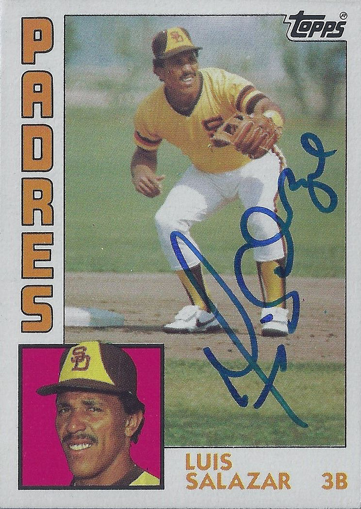 En 1980, Luis Salazar bateó su primer jonrón en grandes ligas con Padres de San Diego. Salazar es miembro del Salón de la Fama del Beisbol Venezolano. 