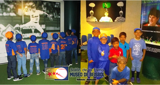 Escuela de Béisbol Menor El Morro en el Museo de Béisbol