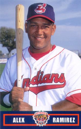En 1998, debutó en grandes ligas Alex Ramírez con Indios de Cleveland en encuentro ante Reales de Kansas City.