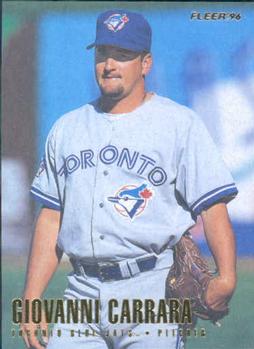 En 1995, Debuta en Grandes Ligas, con Toronto, Giovanni Carrara. Criollo 83 que actúa en las mayores y décimo cuarto que lo hace en representación de Cardenales de Lara.