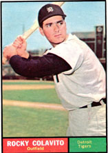 En 1959, Rocky Colavito de Cleveland, dispara 4 jonrones y anota 5 en un juego para empatar récord en las mayores. Estuvo con Magallanes en la 1955-1956.