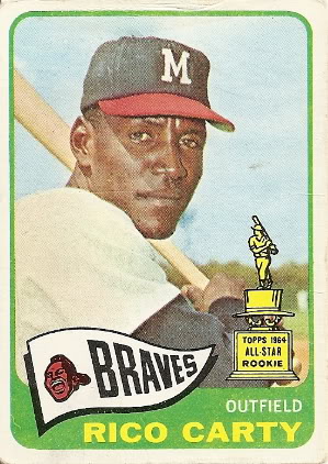 En 1965, El dominicano Rico Carty de Bravos de Milwaukee, conecta dos tubeyes en un inning y empata la marca. En Venezuela Carty perteneció a la novena de Aragua en la temporada 1965-1966.